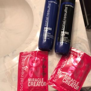 Matrix Brass Off shampoo and conditioner